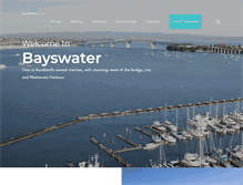 Tablet Screenshot of bayswater.co.nz